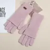 Guantes de Moda Cálidos y a Prueba de Frío de Nuevo Estilo Otoño e Invierno de Longitud Extendida, Estilo Casual Simple, Calentadores de Brazos