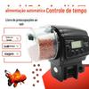 Alimentador automático tanque de peixes peixinho dourado koi alimentador automático aquário tempo inteligente alimentador automático de peixes