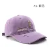 Boné de Baseball Cartoon Cor Sólida Desgastado Estilo Retrô Japonês para Mulheres e Homens, Chapéu de Sol para Uso Externo