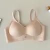 Sujetador push-up cómodo, suave, de soporte para mujer, ligero, transpirable, sin varillas, para bustos pequeños, proporciona elevación y previene la flacidez, disimula los rollitos laterales, sin costuras