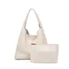Bolsas de palha tecidas à mão para mulheres, bolsas de mão e de ombro casuais da moda, bolsas de axila estilo coreano de grande capacidade para mãe e filha, vendas diretas de fábrica