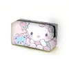 Nueva Bolsa Cosmética Cuadrada de Hello Kitty para Mujer, Linda Bolsa de Almacenamiento de Gran Capacidad, Bolso de Mano con Cadena de Dibujos Animados, Venta al por Mayor
