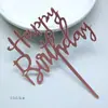 Decoraciones Acrílicas para Pastel de Feliz Cumpleaños Inserts Feliz Cumpleaños Toppers para Mesa de Postres Horneado Paquete de 10