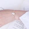 Pulsera de Perlas Hoja de Ginkgo Pulsera Elegante para Mujer Japonesa y Coreana Moda Simple Versátil Joyería de Moda