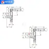 Rueda de Mano Sólida Manija Giratoria Aleación de Aluminio Pf/Hbc51/Hbc52/Hbc56/Hbc57/Hbc61/Hbc62