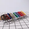 Llavero creativo llavero de cuerda de cuero cordón para llaves colgante de joyería cordón tejido fábrica de cuerda de cuero venta al por mayor