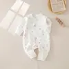 Colección de LiquidaciónMameluco Cálido Sin Costuras de Algodón Puro para Bebé Mono para Bebé Traje Estilo Monje para las Cuatro Estaciones