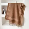 Chal Jacquard de Patrón Chino Wanzi de Doble Cara Guochao Otoño Invierno Engrosado Cálido Bufanda con Borlas Regalo Venta al por Mayor