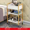 Carrito de belleza para salón de belleza, estante para instrumentos de belleza, carrito de almacenamiento para uñas, carrito de herramientas móvil multifuncional