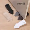 Batente de Porta à Prova de Vento de Silicone, Calço de Porta, Bloqueador de Porta, Batente de Porta Fixo de Segurança Anti-Colisão, Calço de Porta Anti-Beliscão para Bebês