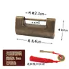 Mini Candado de Cobre Chino, Candado Antiguo, Candado de Apertura Horizontal, Cerradura de Puerta, Candado Pequeño Antiguo, Candado Retro, Candado Antiguo de Latón Puro