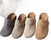 Novos sapatos Birkenstock femininos para primavera e verão, mocassins leves de calçar, bico fechado, respiráveis, com sola grossa, chinelos unissex