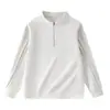 Otoño 2026 Nuevo Sudadera Casual para Hombre Shute Algodón Cuello Alto Medio Cremallera Pulóver Holgado Sudadera Juvenil Hombre