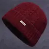 Nuevos Sombreros de Invierno para Mujeres de Mediana Edad y Mayores, Sombrero de Lana Cálido con Felpa para Abuela Señora Mayor, Sombrero de Punto Anti-Frío para Mamá