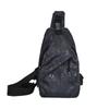 Venta al por mayor de fábrica bolsa diagonal de nailon para hombre letras en inglés bolsa de pecho para niños impresión de alto sentido bolsa de hombro deportiva hombre