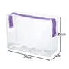 Bolsa de Almacenamiento Transparente de PVC Bolsa para Cosméticos Líquidos Bolsa de Neceser Sellada para Viaje Bolsa de Almacenamiento para Botellas Bolsa Transparente para Cosméticos