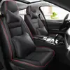 Almofadas de assento de carro personalizadas, adequadas para todas as estações, almofadas de assento de couro Nappa para cinco lugares, cobertura total, assentos dianteiros individuais ou duplos