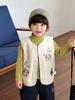 Colete de Lã Infantil Outono e Inverno, Colete Quente para Usar por Baixo, Roupa de Exterior para Outono, Categoria de Roupas Infantis a