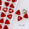 Diamante Dongzhou para Uñas 8mm Punta Triangular Base Plana Diamante Colorido Forma Especial Diamante Accesorios para Joyería DIY Nuevo Pegatina para Uñas Diamante
