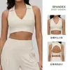 Top Regata de Beleza Refrescante para Yoga nas Costas para Mulheres com Bojos, Gola Polo com Sensação de Pele Nua, Design Vazado nas Costas, Top Esportivo para Academia como Peça de Roupa Externa