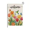 2026 Nueva Bandera de Jardín de Pascua Personalizada Amazon Exterior Patio Ambiente Festivo Bandera Decorativa Venta al por Mayor