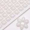 9x 12 material de jade de porcelana ojo de buey agujero cuentas de cristal prensado DIY cortina de cuentas hecha a mano accesorios de cuentas material de cuentas sueltas de vidrio