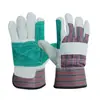 Guantes de Soldadura de Piel de Vaca, Guantes para Soldador, Aislantes al Calor, Engrosados, Resistentes al Desgaste, Resistentes a Altas Temperaturas, Antiescaldaduras, Suaves, Protección Laboral, Ignífugos