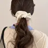 Diadema de Peluche Plegada para Otoño e Invierno Coreana Celebridad de Internet Moño Alto Banda Elástica de Goma Alta Accesorios para el Cabello de Mujer Accesorios de Lujo para el Cabello
