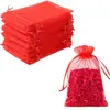 Saco Transparente de Organza Saco para Presente de Casamento Saco para Joias Festa Natal Feriado Embalagem para Sabonete de Banheiro Cosméticos Suprimentos