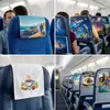 Fabricante de fábrica de pegatinas interiores para coche para aviones, pegatinas decorativas, conductos de aire, adhesivo blanco removible, material en rollo para pegatinas de carrocería de coche