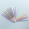 Pinzas para tarjetas goo color macarrón hechas a mano DIY arte de uñas pegatina para cuenta de mano pinzas de plástico puntiagudas se puede pedir LOGO