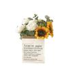 Ramo de Flor Artificial de Girasol Flor de Simulación Muebles Sala de Estar Mesa de Comedor Floricultura Adornos Florales Decorativos Estilo ins Flores Secas para Dormitorio