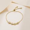 Pulsera Geométrica Minimalista Retro de Moda con un Toque de Alta Gama, Diseño Único, Versátil para el Traslado