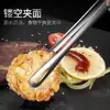 Pinzas para Barbacoa Estilo Coreano, Pinzas de Acero Inoxidable, Pinzas para Barbacoa, Pinzas Extensibles para Comida de Cocina, Pinzas Específicas para Bistec de Restaurante