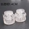 Cuerda a prueba de viento en stock 1. Hebilla de resorte antideslizante de 7 cm hebilla de resorte de nailon de doble agujero Hebilla de hongo ABS de protección ambiental