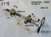 Juego de Tornillo y Tuerca para Mesa Deslizante de Máquina, Juego de Tornillo de Manivela Manual para Ajuste de Riel Guía, Volante con Tornillo Trapezoidal