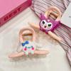 Lindo Broche Mediano de Dibujos Animados Ins Dulce Corazón de Niña Broche para el Cabello Tocado Estilo Japonés Versátil Broche para la Parte Posterior de la Cabeza Accesorio para el Cabello