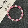 Mercado Nocturno Mayorista Super Hada Estilo Océano Pulsera Conjunto Lágrimas de Sirena del Mar Profundo con Lenguaje de Tiburón Azul Marino Exquisito Lujo Ligero Pareja