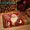 Felpudo de Festival Navideño Alfombra Felpudo para Puerta de Entrada Resistente a Manchas Fácil de Limpiar Felpudo de Decoración Festiva Felpudo para Pies Dropshipping