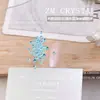 Rhinestones Zirconia Zm Nuevos Ultra Brillantes Azul Lago Transparente para Decoración de Uñas, Mini Rhinestones Azul Hielo de Fondo Puntiagudo Decoraciones para Uñas