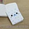 Delfín Azul Cubierta Dura Espesada Cuaderno de Diario Alto Valor Estudiante Dibujo Blanco Rayado Palabra PU Mini Cuaderno
