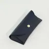 Estojo Minimalista de Couro para Óculos, Caixa de Armazenamento Portátil Personalizada para Óculos, Estojo Resistente à Pressão para Óculos de Sol, Em Estoque, Pode Ser Impresso com Logo