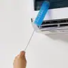Cepillo Limpiador de Aire Acondicionado para Uso Doméstico, Adecuado para Unidades de Pared, Aspas del Ventilador de la Unidad Interior, Cepillos para Salidas de Aire, Ranuras de la Pared Interior, Cepillo Redondo para Limpiar Grietas