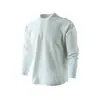 Sudadera de punto gofre con cuello redondo Casual de punto Clásica Versátil Color liso Manga larga Camiseta Base 11238