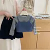 Camiseta de Manga Longa SeteMeninas Limão Salgado 2026 Outono Novo Estilo Coreano Top de Bolinhas, Colete, Calça de Pernas Largas