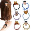 Estilo Coreano Sencillo Leopardo Cabello Cabeza Accesorios Anillo para el Cabello Cuerda para el Cabello Cuerda para el Cabello Dunhuang Cabello Pequeño Goma Elástica Dibujo Animado Creativo Cuerda para el Cabello Multicolor