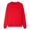 Sudadera de Algodón Puro con Cuello Redondo para Hombre Sudadera de Manga Larga de Color Sólido Holgada de Talla Grande para Primavera y Otoño Chaqueta Deportiva para Pareja con Logo