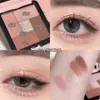 Paleta de Sombras Ojos de Rosa Ébano Modelo Nuevo 2025 Maquillaje Diario Ligero Tonos Rosados Mate Colores Tierra Baja Saturación Perlado Brillo Fino