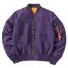 Jaqueta Aviador Masculina MA1 Baseball Suit Tendência Ins Primavera e Outono Roupa Externa Fina Força Aérea Verde Militar Casaco Suit Pão Casal