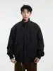 Jaqueta de voo Harrington de algodão estilo americano para outono e inverno para homens, gola alta, estilo baseball, casaco de algodão cleanfit cáqui para casais